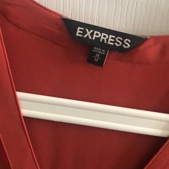 NWOT Express Zip Blouse - Picture 2 of 4